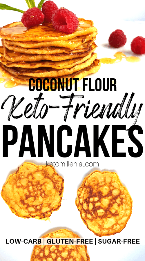 Looking for keto pancakes that don t taste eggy? Try these light and fluffy coconut flour pancakes that are low carb, keto-friendly and super delicious. You will fall in love with these low carb coconut flour pancakes from the first bite you take!