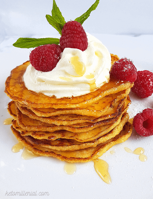 Looking for keto pancakes that don t taste eggy? Try these light and fluffy coconut flour pancakes that are low carb, keto-friendly and super delicious. You will fall in love with these low carb coconut flour pancakes from the first bite you take!