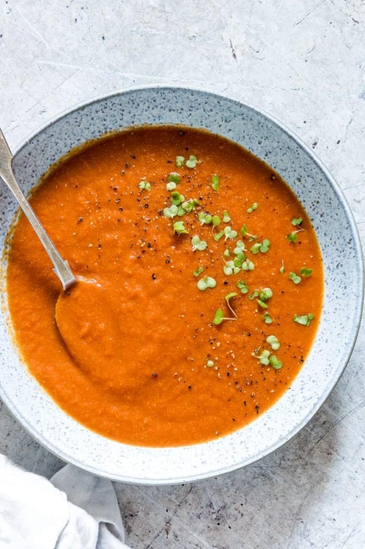 Image for Easy Slow Cooker Tomato Soup | Recipes From A Pantry