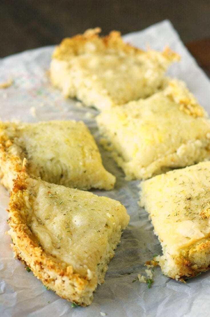 Image for Slow Cooker Deep Dish Cheese Pizza with Cauliflower Crust