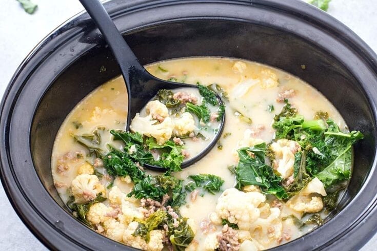 Image for Slow Cooker Low Carb Zuppa Toscana Soup