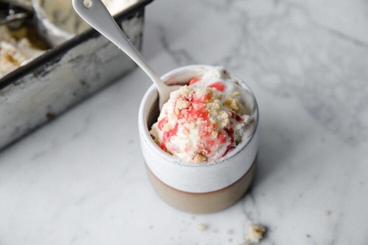 Image for Keto Strawberry Cheesecake Ice Cream