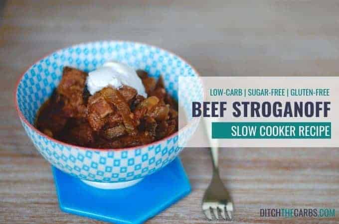 Image for Low Carb Beef Stroganoff - in the slow cooker.