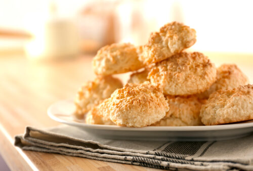 3 ingredient keto coconut macaroons with condensed milk