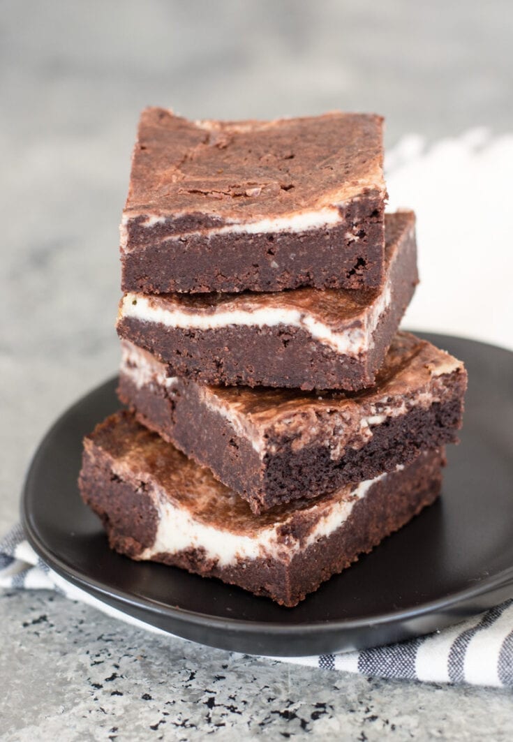 Image for Fudgy Keto Brownies with a Cheesecake Swirl (Low-Carb!)