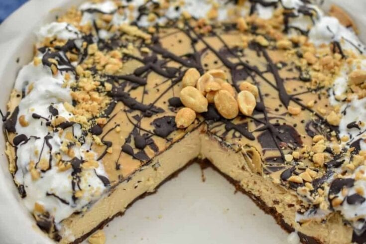 Image for Keto Peanut Butter Chocolate Pie, No-Bake