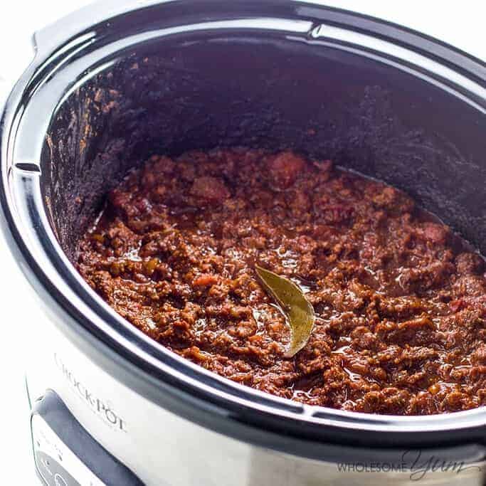 Image for Keto Low Carb Chili Recipe - Crock Pot or Instant Pot (Paleo)