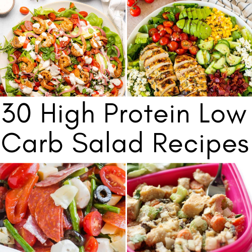 30 High Protein Low Carb Salads