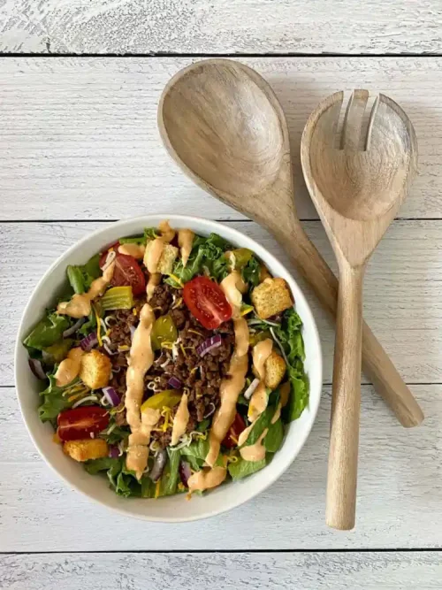 lazy-keto-meal-big-mac-salad