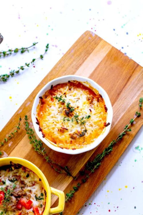 keto sausage parmesan