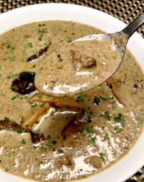 keto mushroom soup recipe