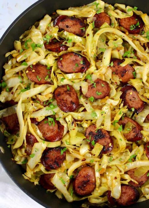 keto ground sausage casserole