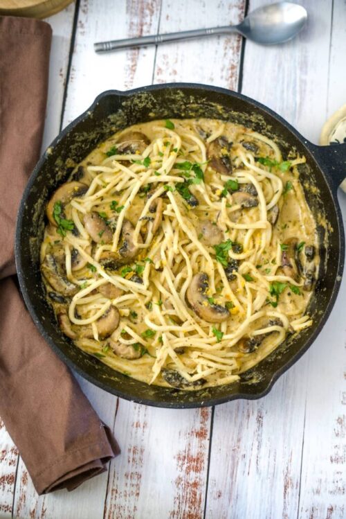 keto mushroom stroganoff