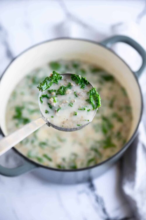 italian sausage and spinach keto recipes
