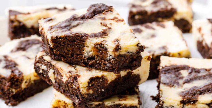 Image for Super Duper Fudgy Keto Cream Cheese Brownies