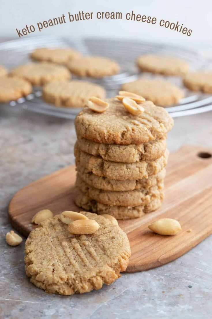 Image for Keto Peanut Butter Cream Cheese Cookies