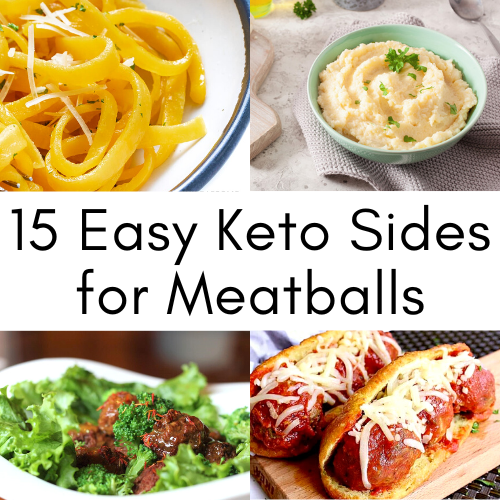 best keto sides for meatballs