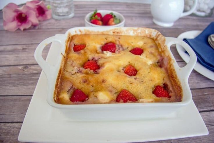 Image for Keto Strawberry Cream Cheese Cobbler