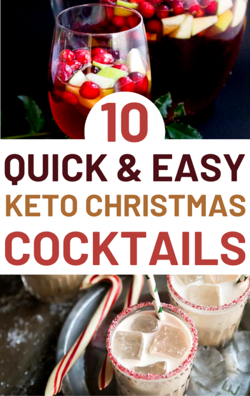 keto sugar free christmas drinks