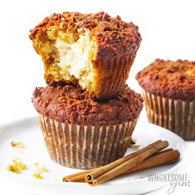 Image for Keto Cinnamon Cream Cheese Muffins Recipe