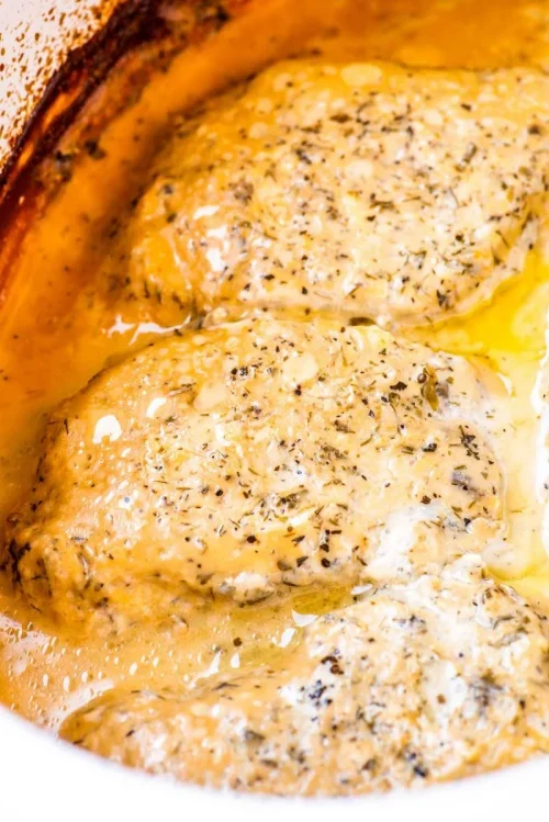Keto Crock Pot Dump Meals - Pork Chops