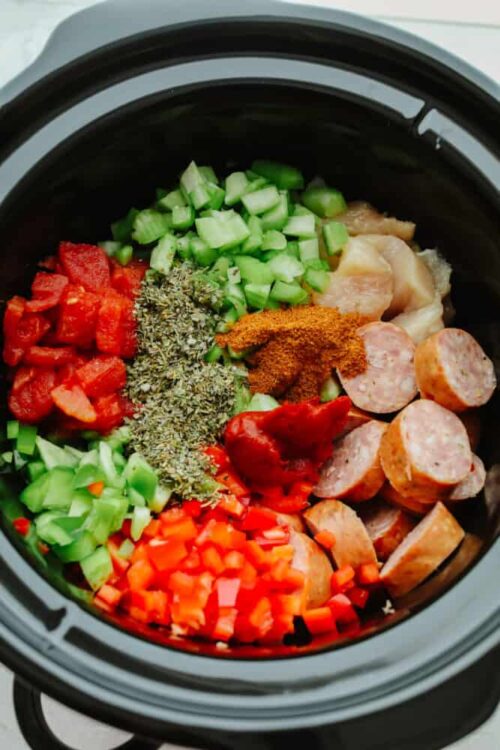 Keto Crock Pot Dump Meals - Keto Jambalaya