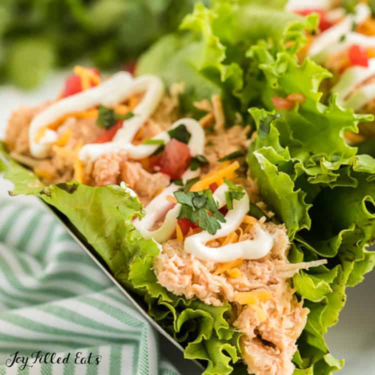 Image for Crockpot Chicken Tacos - Low Carb, Keto, Gluten-Free, THM S
