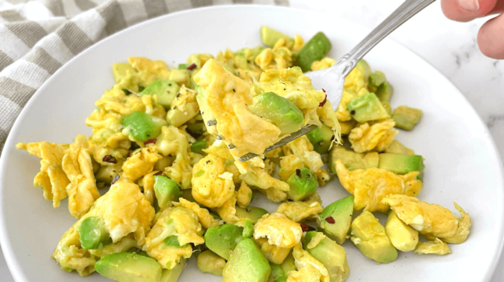 keto-avocado-scrambled-eggs