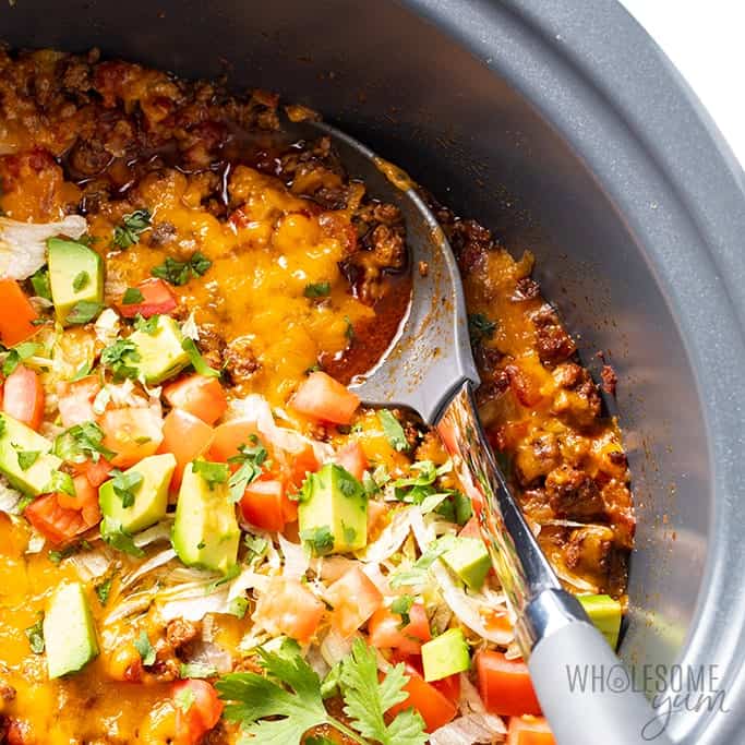 Image for Crock-Pot Low Carb Keto Taco Casserole Recipe