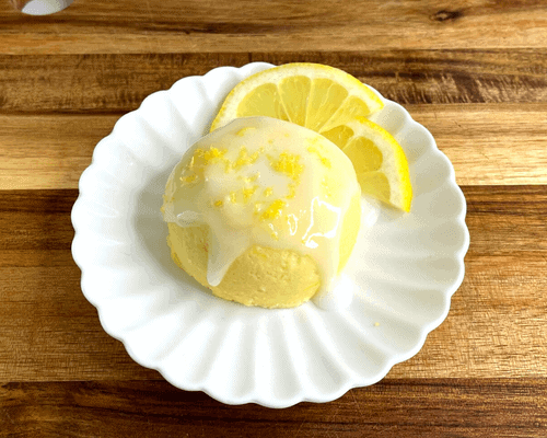 keto mug lemon cheesecake