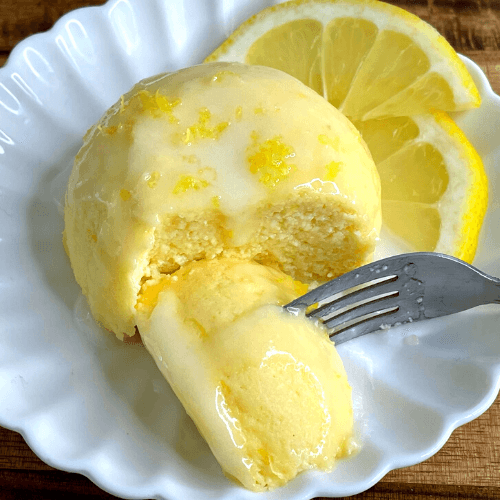 keto microwave lemon cheesecake