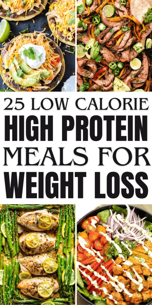 Low Calorie / High Protein Meals