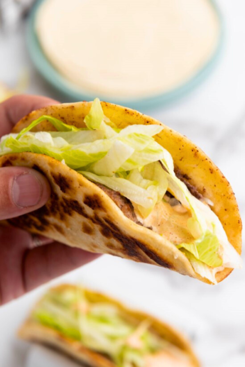 Keto Smash Burger Tacos