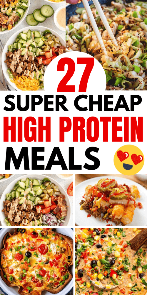 cheap high protein meals