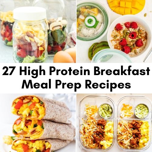 high protein breakfast meal prep - 1