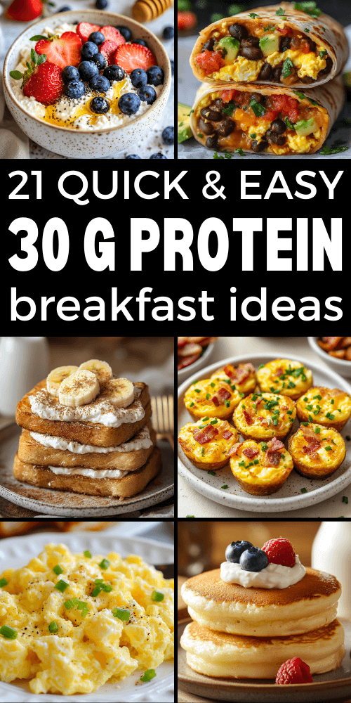 30g protein breakfast recipes