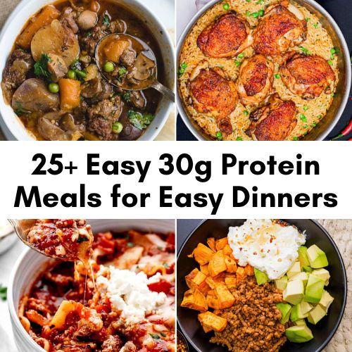 30g protein meals