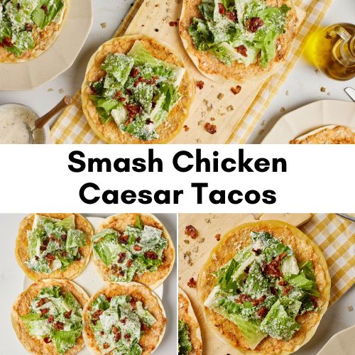 chicken ceasar tacos